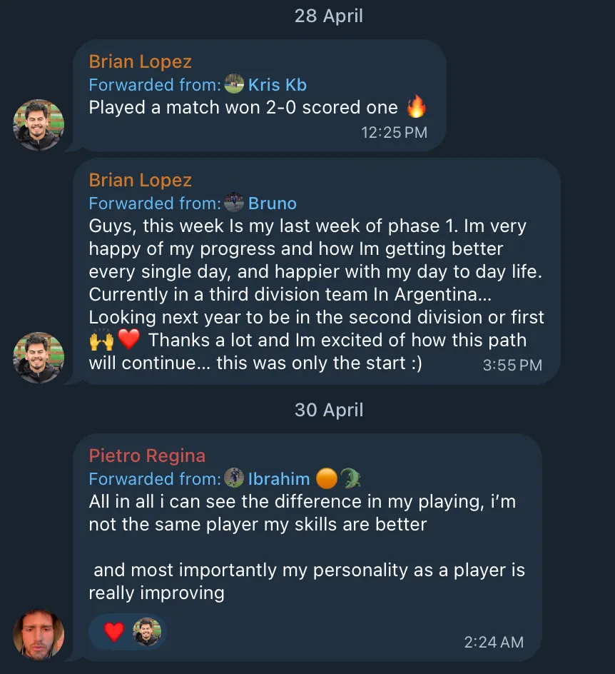 Total Footballer client result — April 2025, screenshot 1