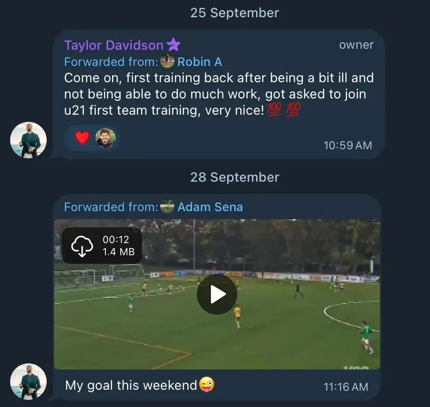 Total Footballer client result — September 2025, screenshot 1