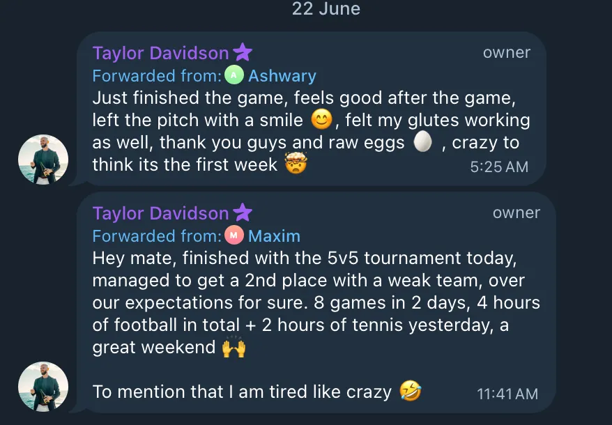 Total Footballer client result — June 2025, screenshot 2