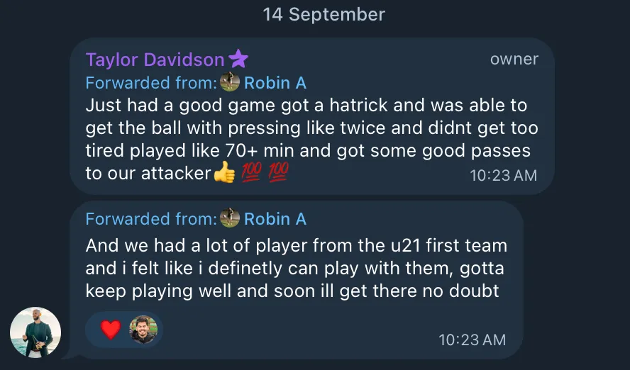 Total Footballer client result — September 2025, screenshot 5