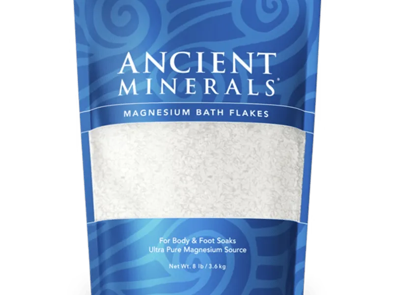 Epsom salt and magnesium flakes