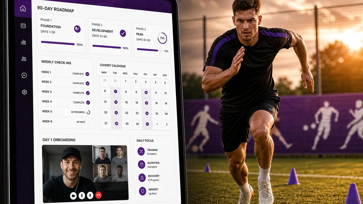 Flagship — Taylor coaching fascial integration on the pitch