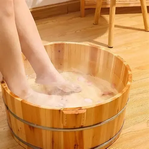 Epsom salt footbath tub