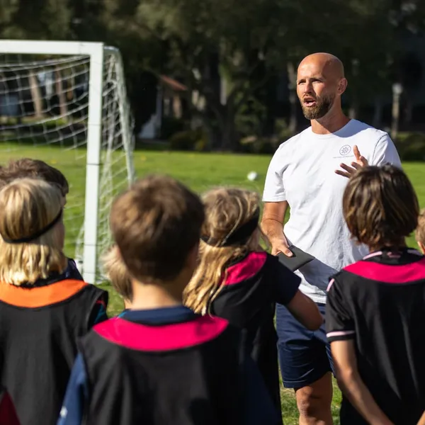 Barefoot soccer training in the USA